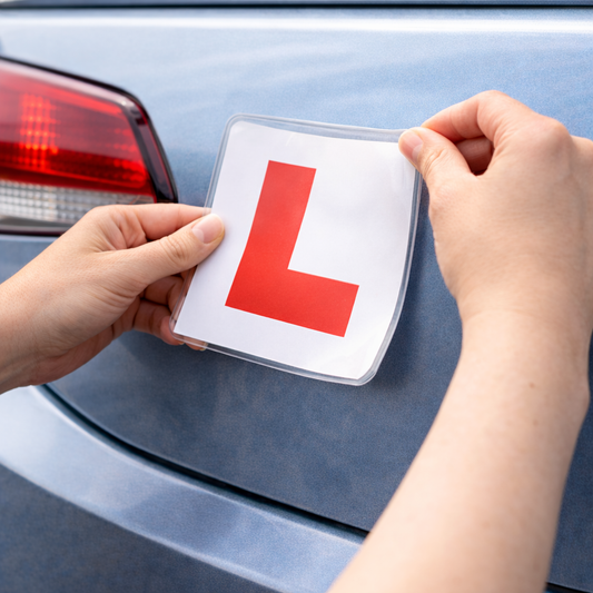 L plate falling off a modern car due to magnetic plate not sticking properly