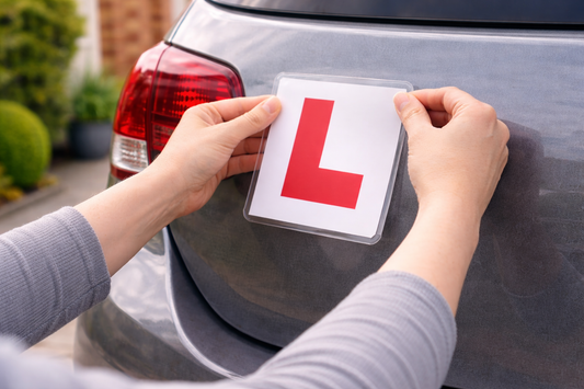 Using removable L plates on a shared family car without damaging paintwork