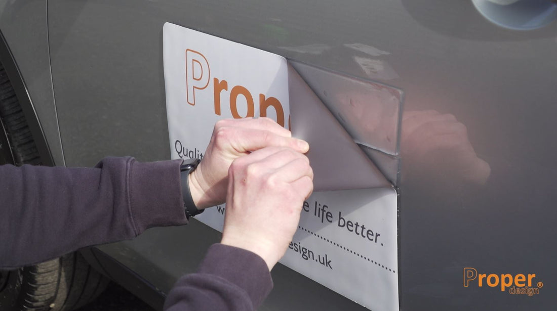How to Stick Magnetic Signs to Aluminium Cars and Trucks - Proper Design