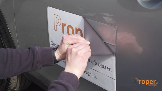 How to Stick Magnetic Signs to Aluminium Cars and Trucks - Proper Design