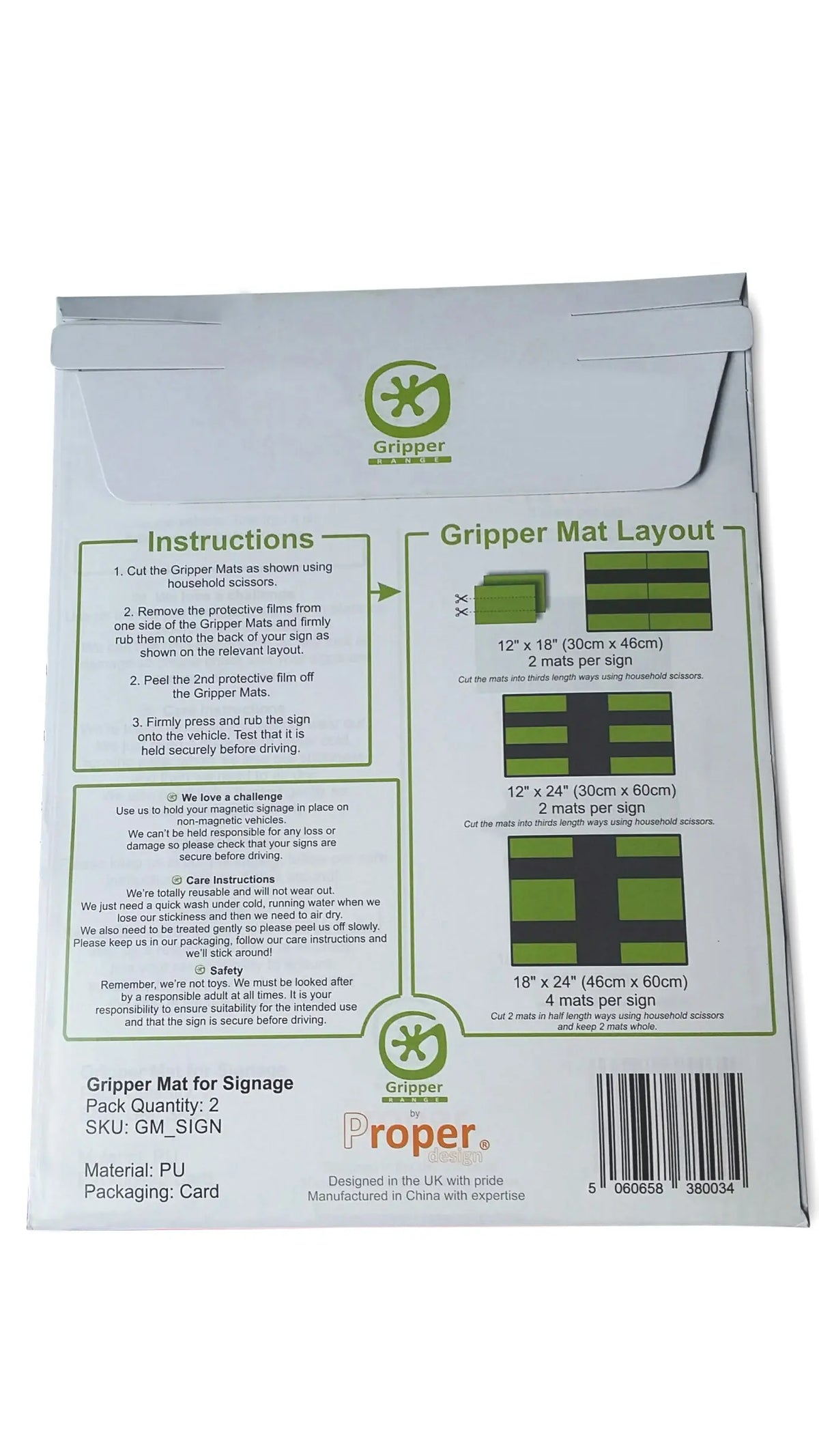 Gripper Mats by Proper Design - Hold Magnetic Signs on Any Vehicle